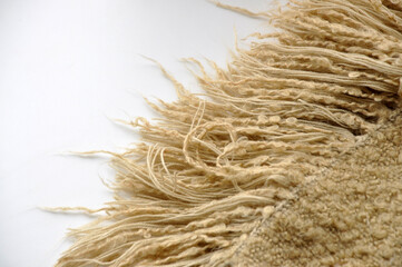 textura fios em manta artesanal 