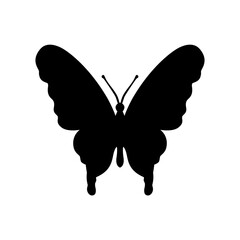 Butterfly silhouette