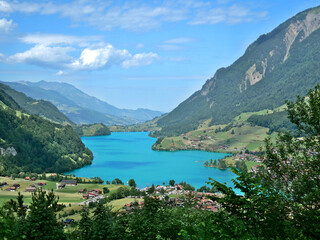 Lungern, Schweiz: Der malerische Lungernsee