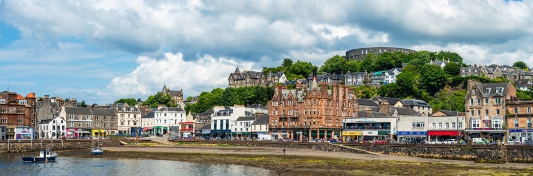 Oban Bay and Seafront, Oban, Argyll and Bute, Scotland, UK