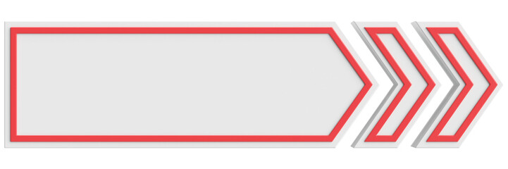 Obraz premium Next button. Continue button. 3D illustration.