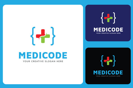Medical Code Logo Design Template