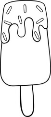 ice cream hand drawn 