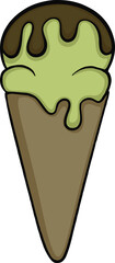 ice cream hand drawn 