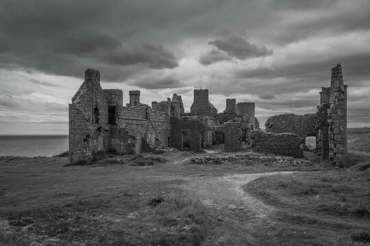 Scotland, barracks, Peterhead, history, historic, old, Port erroll, castle, highlands, scottish, building, tourism, fortress, sky, abberdeenshire, ruins, north sea, highland, Britain, architecture, an