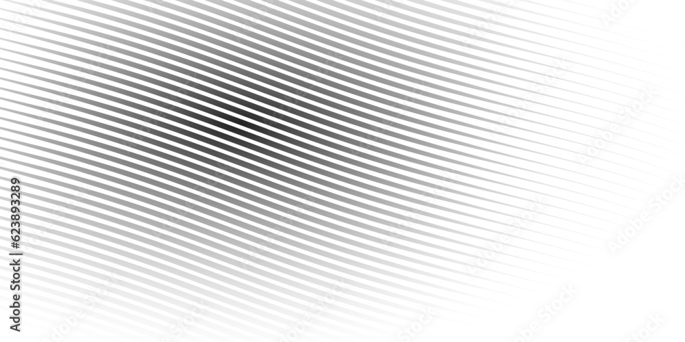 Poster diagonal lines halftone effect. abstract black and white background with curve lines and waves. bann