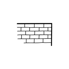 wall vector illustration with concept