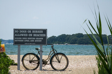 bicycle on the beach