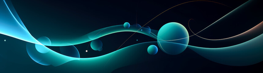 Gradient color light and dark blue light wave abstract backgrounds, in the style of circular shapes, bold lines, geometric shapes.