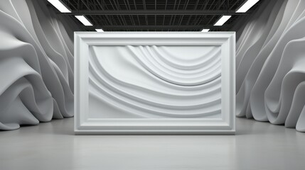 AI-Generated Minimalist Wall Art Mockup