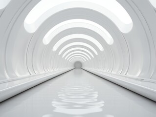 Obraz premium AI-Inspired Minimalist Wall Art Mockup