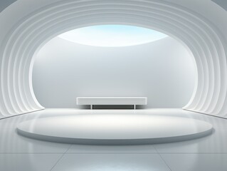 Futuristic Frame Art Mockup