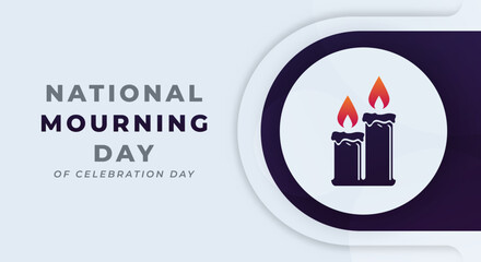 National Mourning Day Celebration Vector Design Illustration for Background, Poster, Banner, Advertising, Greeting Card