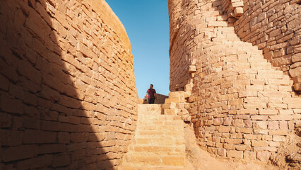 An ancient castle in Al Jouf, Saudi Arabia.