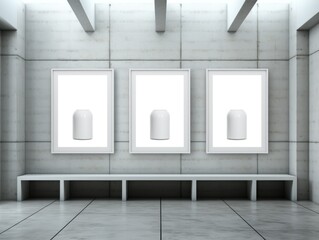 AI-Driven Minimalist Wall Art Mockup