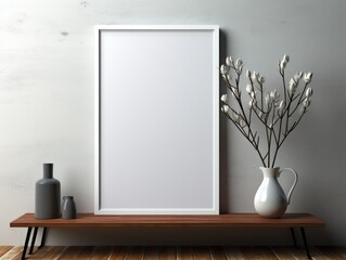 AI-Driven Minimalist Wall Art Mockup