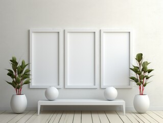 AI-Driven Minimalist Wall Art Mockup