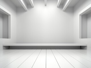 Obraz premium Simulated AI-Generated Wall Art Mockup