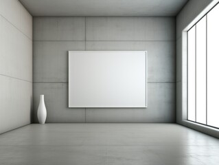 Minimalistic AI-Generated Wall Art Mockup