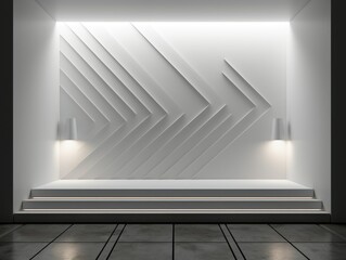Minimalistic AI-Generated Wall Art Mockup