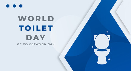 Happy Toilet Day Celebration Vector Design Illustration for Background, Poster, Banner, Advertising, Greeting Card