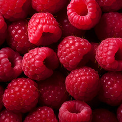 close up of raspberries