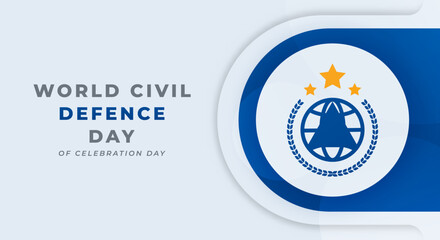 World Civil Defence Day Celebration Vector Design Illustration for Background, Poster, Banner, Advertising, Greeting Card
