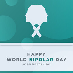 World Bipolar Day Celebration Vector Design Illustration for Background, Poster, Banner, Advertising, Greeting Card