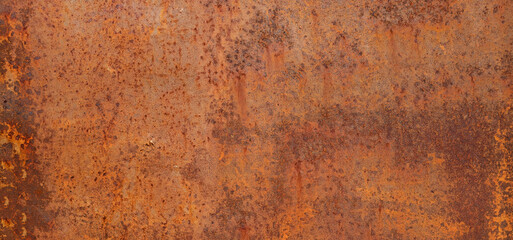 Grunge rusty orange brown metal corten steel wall or floor rust architecture texture background