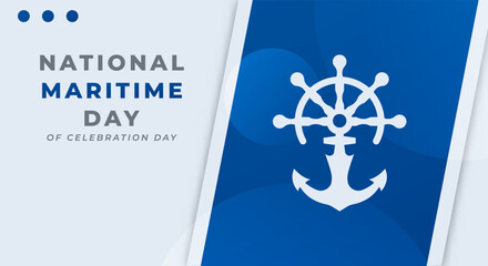 World Maritime Day Celebration Vector Design Illustration for Background, Poster, Banner, Advertising, Greeting Card