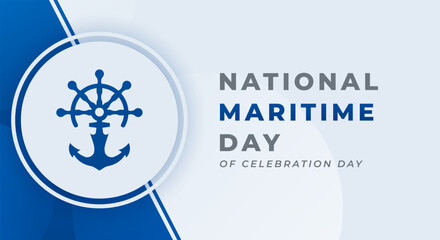 World Maritime Day Celebration Vector Design Illustration for Background, Poster, Banner, Advertising, Greeting Card