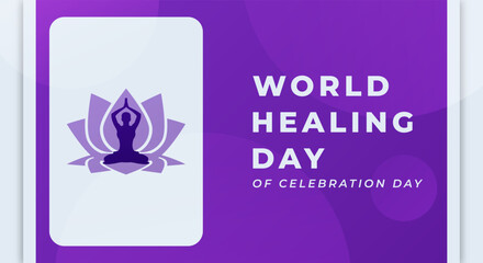 World Healing Day Celebration Vector Design Illustration for Background, Poster, Banner, Advertising, Greeting Card