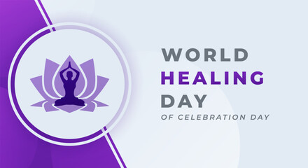 World Healing Day Celebration Vector Design Illustration for Background, Poster, Banner, Advertising, Greeting Card