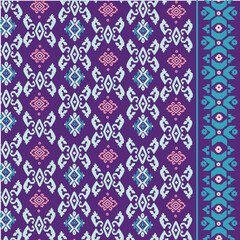 Indonesian traditional floral pattern 