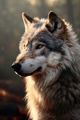 Fototapeta premium Wolf | Generative AI