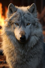 Fototapeta premium Wolf | Generative AI