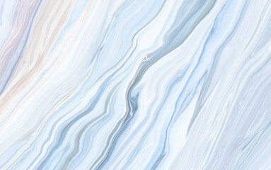 Obraz premium Marble rock texture blue ink pattern liquid swirl paint white dark that is Illustration background for do ceramic counter tile silver gray that is abstract waves skin wall luxurious art ideas concept.