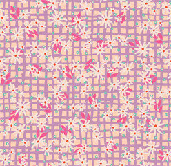 Fototapeta premium Floral liberty pattern. Small floral background for fashion, tapestries, prints. Modern floral design perfect for fashion and decoration