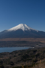 大平山からみた富士山