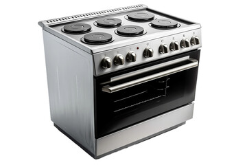 Electric stove. isolated object, transparent background