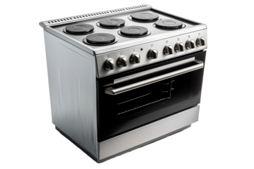 Electric stove. isolated object, transparent background