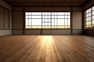 Obraz premium Empty room Japanese style 