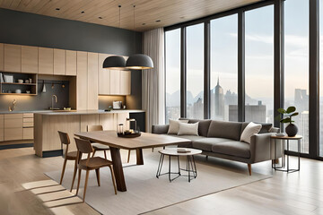 Fototapeta premium modern dining room