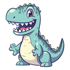 Cute Megalosaurus Dinosaur Illustration