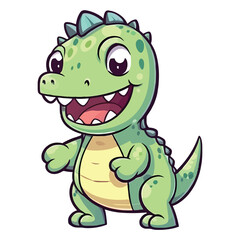 Cute Megalosaurus Dinosaur Illustration