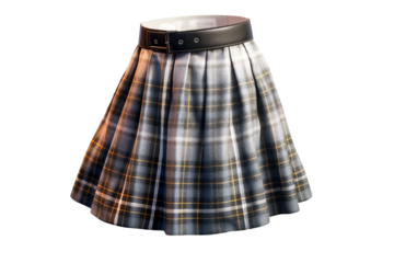 Kilt. isolated object, transparent background