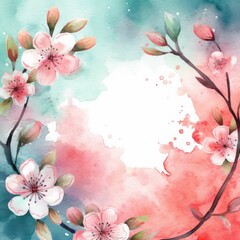 background with blossom