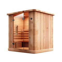 Sauna. isolated object, transparent background