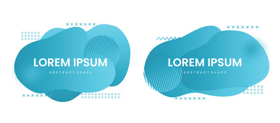 cyan Abstrac shape background