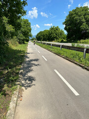 Biking trail outside of the town of Kazanlak located in the  Rose Valley in Bulgaria - perfect new addition running from the city all the way to the the start of the Shipka mountain pass